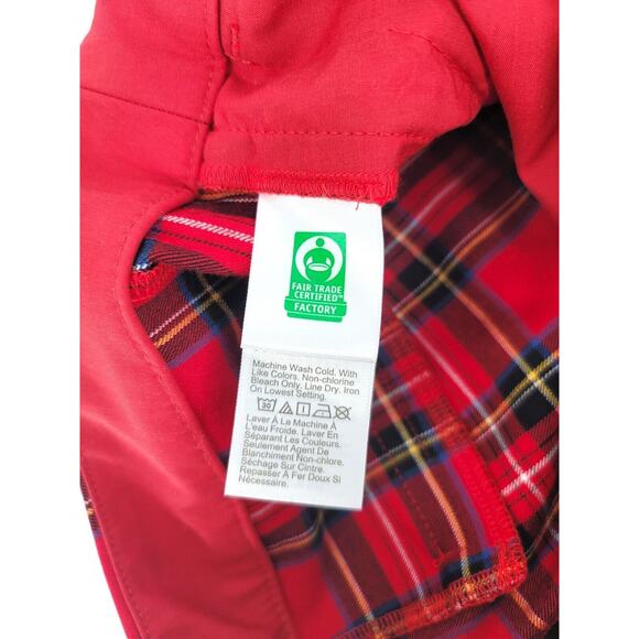 J.Crew Women’s Size 8 Tartan Plaid Crop Pants | Holiday Ready Red Plaid Straight - Picture 7 of 8
